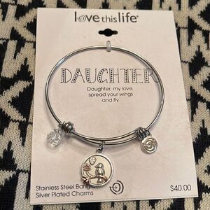 Love This Life Daughter Bangle Bracelet.